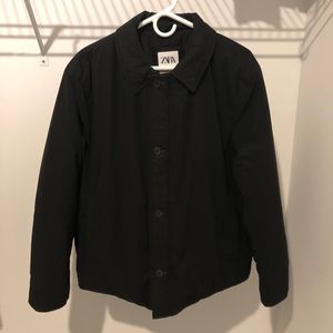 Black Zara Jacket Size Large barely worn